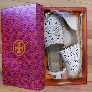 Tory Burch Ivoy Roselle Flat Espadrilles